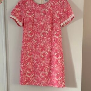 Goop for Lilly Pulitzer Pink and White Floral Dress